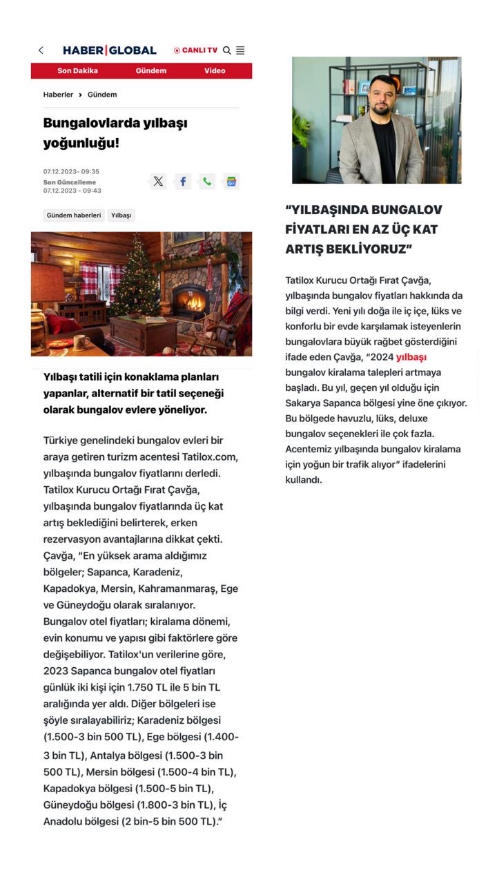 https://haberglobal.com.tr/gundem/bungalovlarda-yilbasi-yogunlugu-fiyatlarin-uc-kat-artmasi-bekleniyor-300972?fbclid=PAZXh0bgNhZW0CMTEAAafzYOzxeCDeO5wckH_Xv5QJLi1AhFPukLVxgRZd1q_W3ZW_JdU8J6D7SFUBAA_aem_JLmMp2lj4OXFVlaBgM2D6g%23google_vignette